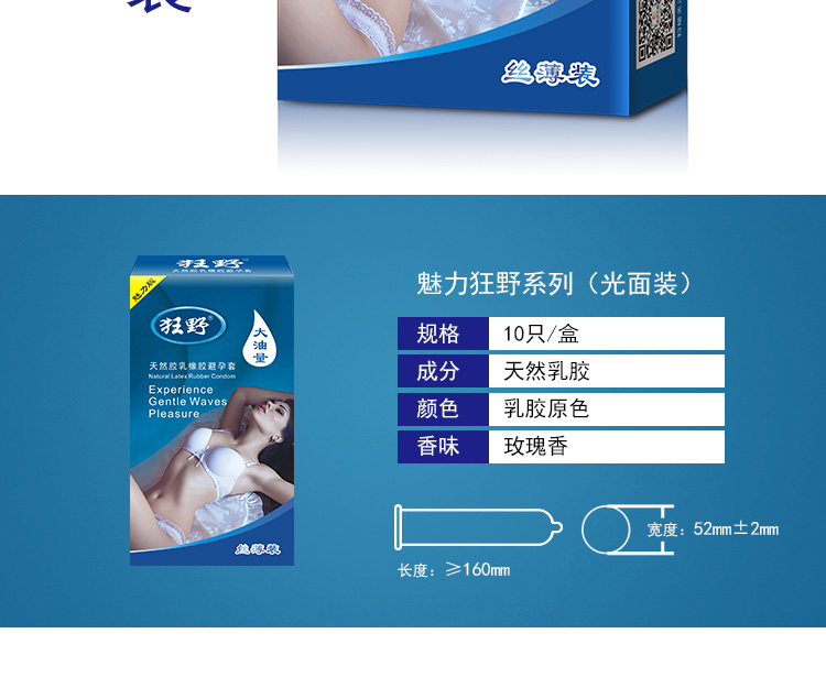 狂野避孕套魅力系列藍色裝(圖2) 狂野避孕套魅力系列藍色裝(圖2)