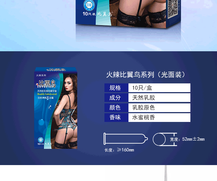 比翼鳥避孕套火辣系列藍色(圖2) 比翼鳥避孕套火辣系列藍色(圖2)
